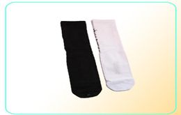 Hip Hop OFF Streetwear White Crew Socks Men Skateboard Street Style Harajuku Cotton Skater Sport Socket Drop Men039s 2pairs 4PC4241348