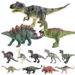 Małe dinozaur modele zabawki jurajski tyranozaurus indominus rex triceratops Brontosaurus Boys Prezenty dla chłopców