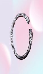 Skyrim Metal Head Open Bracelets Bangles Viking Indian Jewellery Accessories Religious Serpent Man Wristband Bracelet L2208129615767