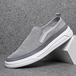 Casual Shoes Men Spring Canvas Loafers Moccasins Outdoor Slip On Men's Flats Breathable Male Driving Rt67699