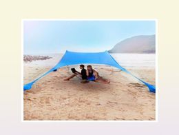 Tents And Shelters Shades Beach Tent Large Portable Outdoor Family Sunshade For Camping Giant With 2 Aluminum2159971