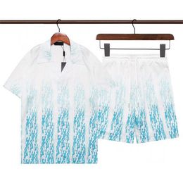 Men's Plus Tees & Polos Summer New Fashion Crew Neck T shirt Cotton Short Sleeve Shirt Hawaiian Beach Print Shirt Shorts sports suit M-3XL