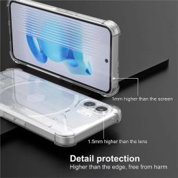 Clear Case For Nothing Phone 1 2 One Two Thick Shockproof Soft Silicone Phone Cover No thing Phone1 Phone2