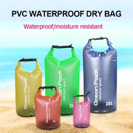 Lightweight Outdoor Waterproof Dry Bag Back Pack Swimming Bag Bucket River Trekking Rafting Kayaking Travel Clothes Storage Pack