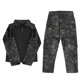 KRYDEX Camouflage G3 Combat Uniform Clothing Suit Airsoft Hunting CP Style Tactical BDU Shirt & Pants Kit