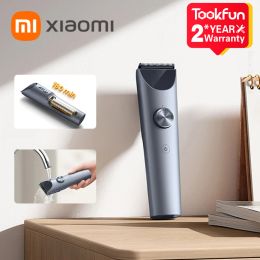 Trimmers 2024 XIAOMI MIJIA Hair Clippers 2 Wireless Hair Cutting Trimmer Barber Cutter Titanium Alloy Blade Men Sideburns Electric Shaver