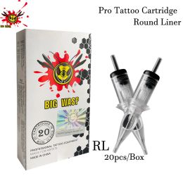 Supplies Bigwasp Needle Cartridges for Tattoos Needles Rl 20pcs/lot Disposable Sterilised Safety Cartridge for Tattoo Hines Grips