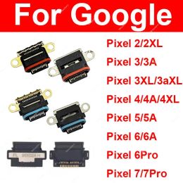 For Google Pixel 2 3 4 5 6 7 Pro 3A 4A 5A 3XL 4XL Micro USB Charging Port Mini Tpye C USB Charger Dock Connector Parts