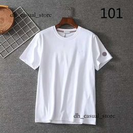 Classic Chest Logo Men T Shirt 3 Colours Basic Solid Shirts Designer Shirt AAA Quality Tee Free Transportation Size M--Xxl 947