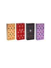 Poker Style Plastic Cigarette Case Cover 87MM55MM22MM Regular Cigarettes Case Holder Hard Plastic Tobacco Box3283591