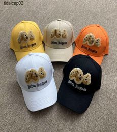 brand palm severed bear letter embroidered hat baseball caps Korean sunshade tongue cap7059425