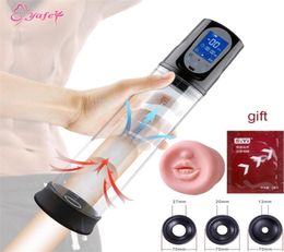 Vacuum Penis Extender Enlarger Sex Toy for Men Vacuum Pump Masturbation Stimulator USB Charging Penis Pump Male Enlarger Toys 21039054826