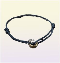 Designer -Charme -Bracelets Klassischer C -Stil Lucky Seil Verstellbares einverrückbares Kabel Multikolor mit Gravur und Box Linka24942978 erhältlich