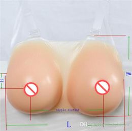 CJV500g1500g selling sexy silicone fake breast for crossdresser man soft artificial boobs shemale transger4685004