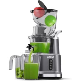 Juicers Cold Press Juicer Machines, Big Mouth 83mm Opening Whole Slow Masticating Juicer, Fruit & Veg Juice, High Yield, BPAFree