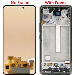 For Samsung A53 LCD Screen Display With Frame 6.5" Samsung SM-A536B/DS A536E A536U Display LCD Screen Parts