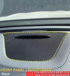 For Mercedes- CLA GLA C117 X156 2016-2019 car door loudspeaker sound chrome pad Speaker Cover trim frame sticker interior acce226e7711609