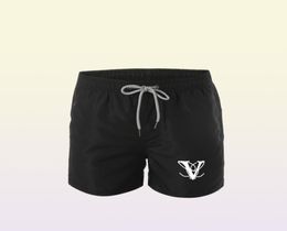 Beach pants fashion new Khmer shorts solid color printing men039s summer wind beach swimming shorts men039s high quality box7152142