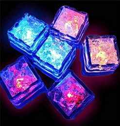 Multi Colour LightUp LED Ice Cubes with Changing Lights Colourful Touch Sensing Nightlight LED Flash Ice Block3205783