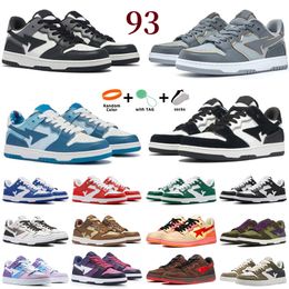 Panda Sk8 Sta93 Designer Casual Shoes for Men Women Platform Sneakers Black Camo Orange Purple Mens Womens Trainers Luxury Plate-forme