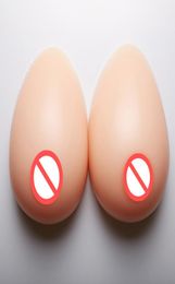 Comfortable Silicone Breast Form Bust Pads Fake Breast Form Crossdress Artificial Breast 1 Pair 1000g5887699