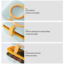 Portable Sewing Tool Set With Magnifier Large Capacity Needle Threads Box Multifunctional Sewing Suit Case DIY Sewing Supplies