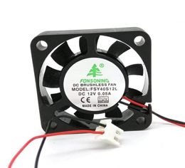 New Original FONSONING FSY40S12L DC12V 005A 40x40x10MM 4CM for DVR Mute cooling fan1246899