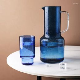 Wine Glasses Nordic Creative Heat Resistant Glass Kettle Household Large Capacity Cold Water Bottle Juice Jug Office Tea Pot Transparent