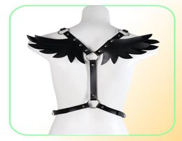 Belts Leather Harness Women Pink Waist Sword Belt Angel Wings Punk Gothic Clothes Rave Outfit Party Jewellery Gifts Kawaii Accessori5881301
