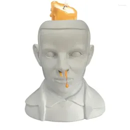 Candle Holders Nosebleed Holder Nose Bleeding Candlestick Halloween Decorations Resin Crafts