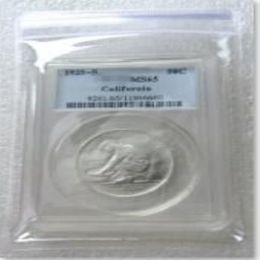 US Coin 1925-S MS65 California Jubilee Half Dollar Silver Coins Currency Senior Transparent Box 306k