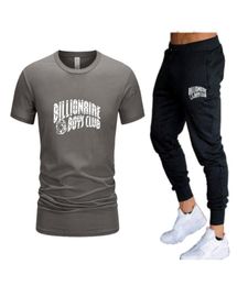 Homens conjuntos de grife de grife de designer calças de camiseta de verão conjunto casual marca fitness ranger calça camiseta hip hop moda Men039s tracksui8582226