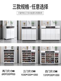 Intelligent shoe cabinet deodorization, sterilization, disinfection, drying, white paint, porch cabinet for household use