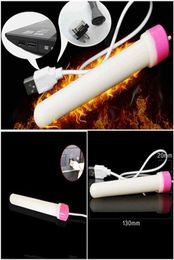 5pcslot USB Masturbation Aid Heating Rod Male Sex Toy Warmer Stick for Male Sex Silicone Toy Inflatable Doll Adult Sex Product1436657