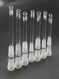 Smoking Accessory 18 mm Glass Downstem Diffuser Reducer down stem For s Water Bongs with 6 Cuts2489905