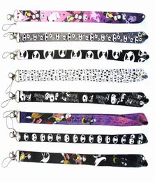 s Jewelry Cartoon Nightmare Before Christmas Mobile Phone Strap Key Chains Neck Lanyard Exhibition ID Card Holder Strap3204592