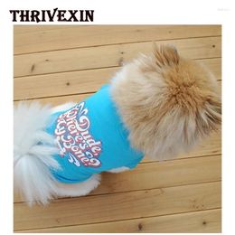 Dog Apparel Pet Vests T-Shirt Candy Colour Summer With Soft Fabric And Bright Colours Clothes For Small Dogs Puppy Costume