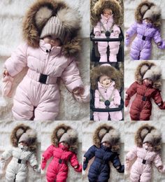 Down Coat Winter Clothes Infant Baby Snowsuit Boy Girl Romper Jacket Hooded Jumpsuit Warm Thick Outfit Kids Outerwear Clothing5360827