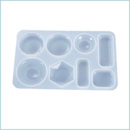 Moulds Resin For Jewellery Square Round Rec Diy Geometric Sile Mould Kit Casting Epoxy Uv Drop Delivery Tools Equipment Dhgarden Dhu69