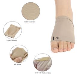 Flat Feet Ortic Plantar Fasciitis Arch Support Sleeve Cushion Pad Heel Spurs Foot Hallux Valgus Braces Orthopedic3939230