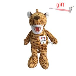 With Teeth Model Dental Practise Plush Dolls Stuffed Toys For Kids Child Learning Teaching Studying Christmas Dentist Gifts