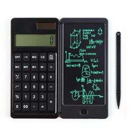 Calculators Foldable Calculator Writing Tablet Digital Drawing Pad LCD Screen 10 Digits Display With Stylus Pen Erase Button Lock Function