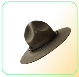 X047 US Marine Corps Adult Wool Fe Hats Adjustable Size Woollen Army Green Hats Fe Hat Men Fashion Womens Church Hats 2112279438661