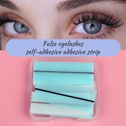 10 pcs/box Private Label Self-adhesive eyelash adhesive strip Eyelash Adhesive Low Humidity Extension Adhesive Clear And Black Lashes Glue Strip
