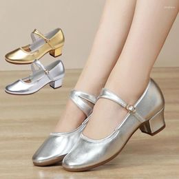 Dance Shoes Arrival Brand Modern Women Girls Dancing High Heeled Ballroom Latin For Square Heels