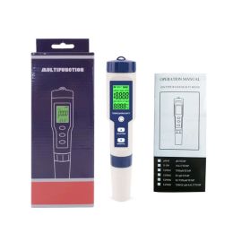 New 5 in 1 Water Quality Tester Digital LCD PH/TDS/EC/SALT/TEMP Metre EZ 9909 Monitor Tester For Pools Drinking Water Aquariums