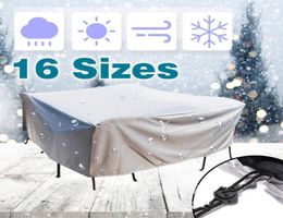 20Size Outdoor Waterproof Dust Proof Covers Furniture Sofa Chair Table Cover Garden Patio Protector Rain Snow Protect Covers T20018135038