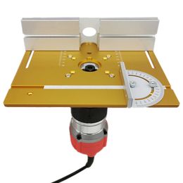 Aluminium Router Table Insert Plate Table for Woodworking Benches Router Plate