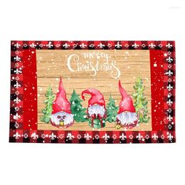 Carpets Christmas Door Mats Kitchen Rug Decorative For Holiday Doormat Non-Slip Rugs With Cartoon Design Perfect Festival