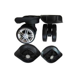 2 Pieces Travel Bag Wheel Rotating Luggage Suitcase Roller Casters Travel 81a Trolley Case Repair Replace Universal Wheel